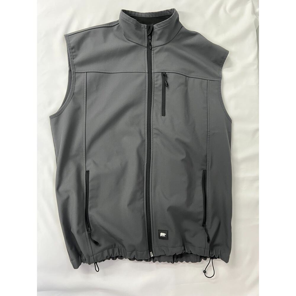 Threadbare Men's Gray Shell Vest